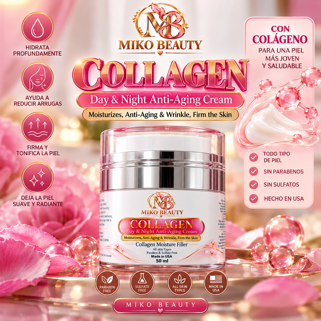 Miko beauty collagen cream 50ml